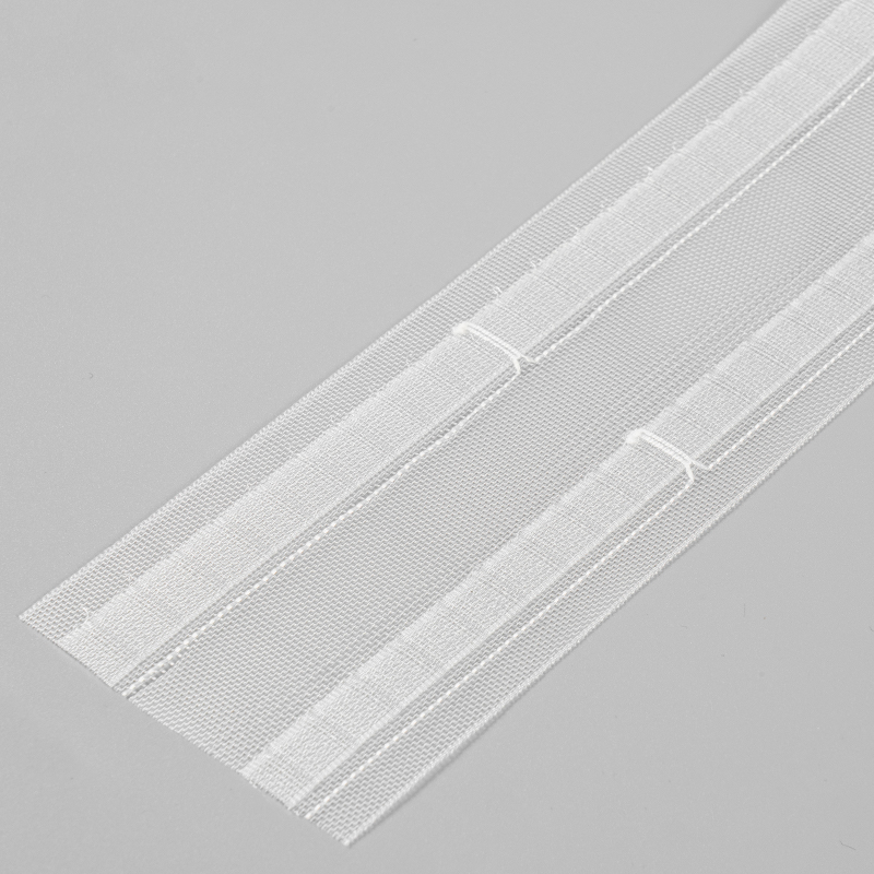 Transparent Nylon Flat Positioning Curtain Tape