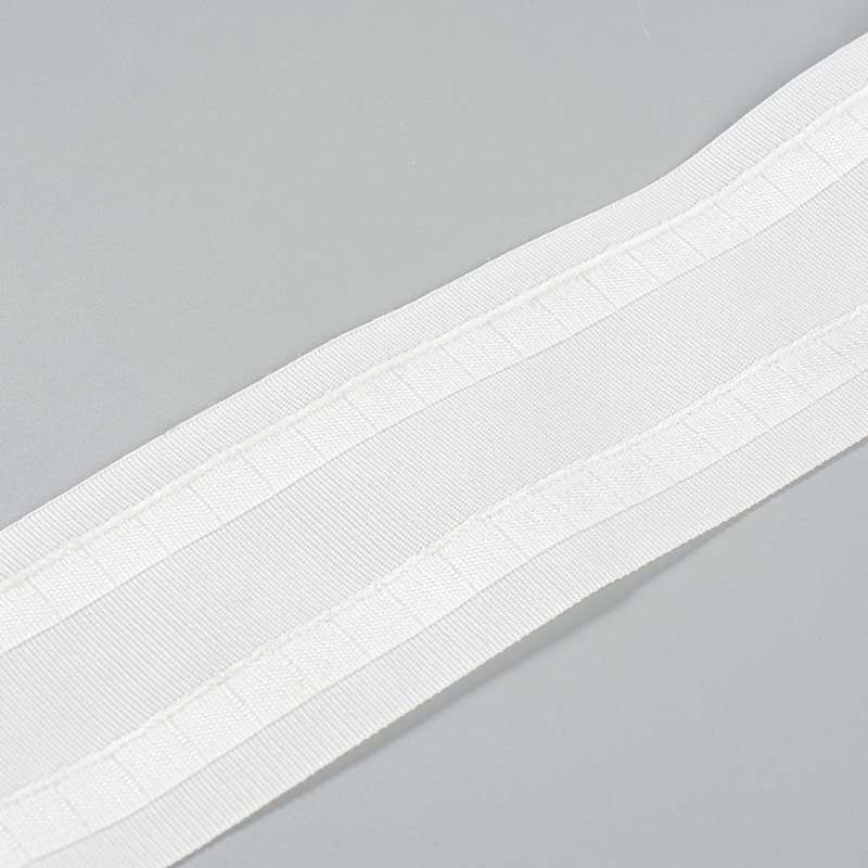 Two Pocket Fabric Flat Curtain Header Tape