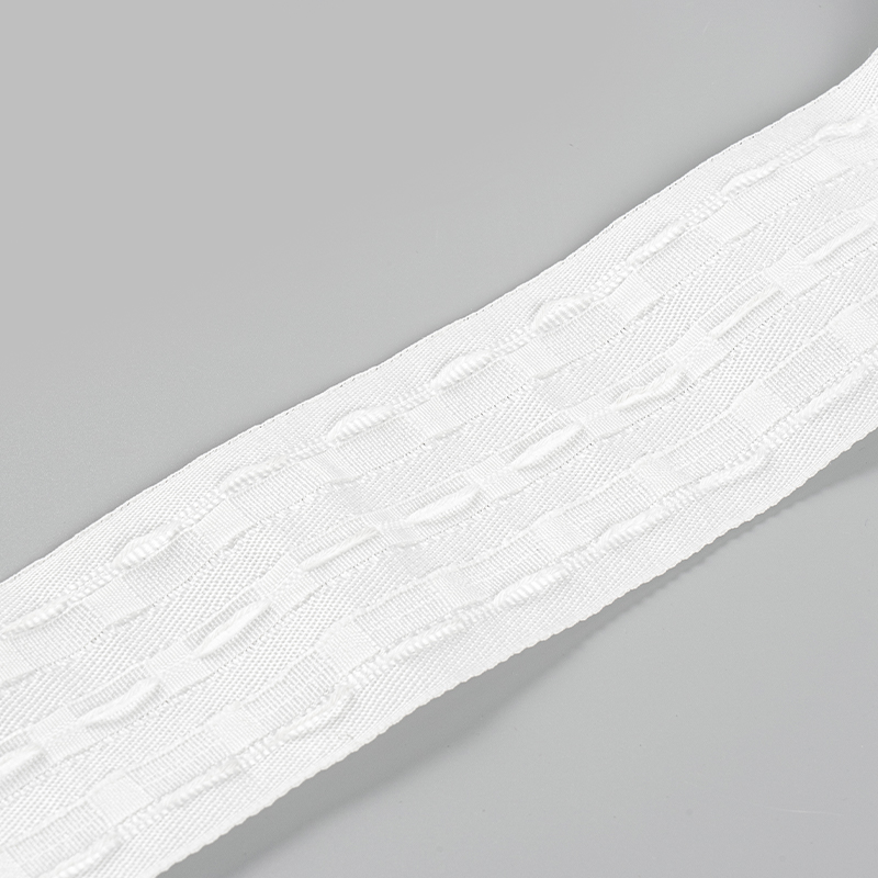 Three Cord Three Pocket Fabric Curtain Tape