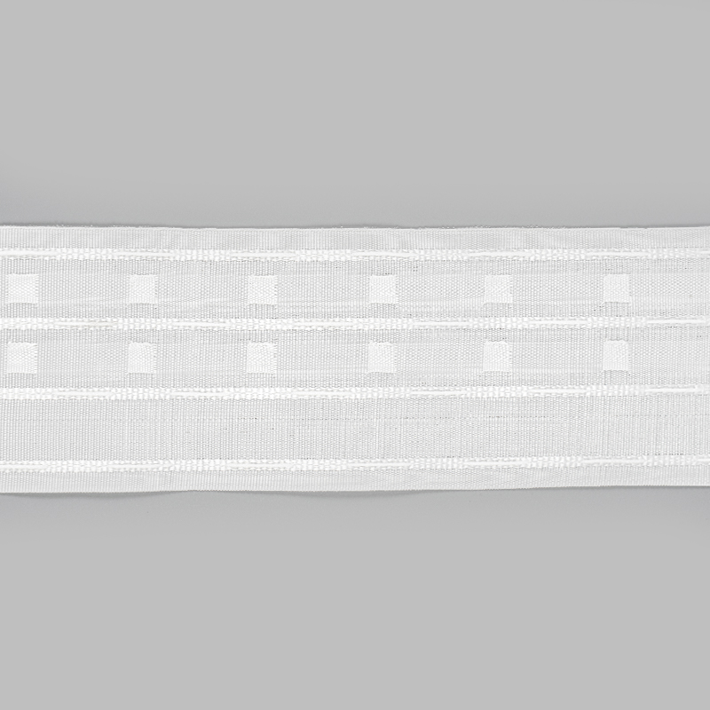 Four Cord Two Pocket Fabric Curtain Tape