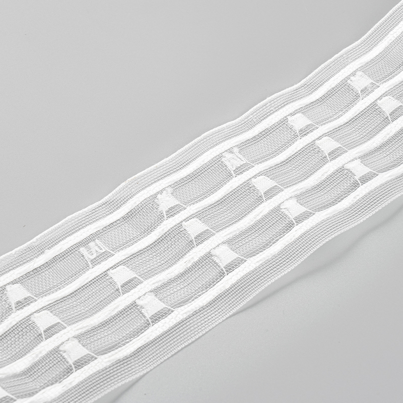 Four Cord Three Pocket Nylon Curtain Tape