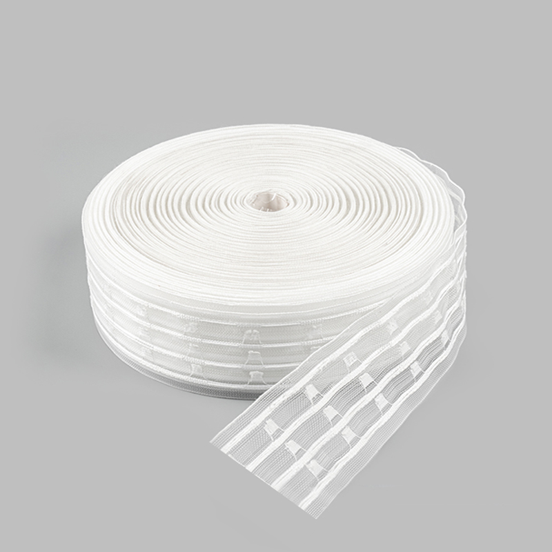 Four Cord Three Pocket Nylon Curtain Tape