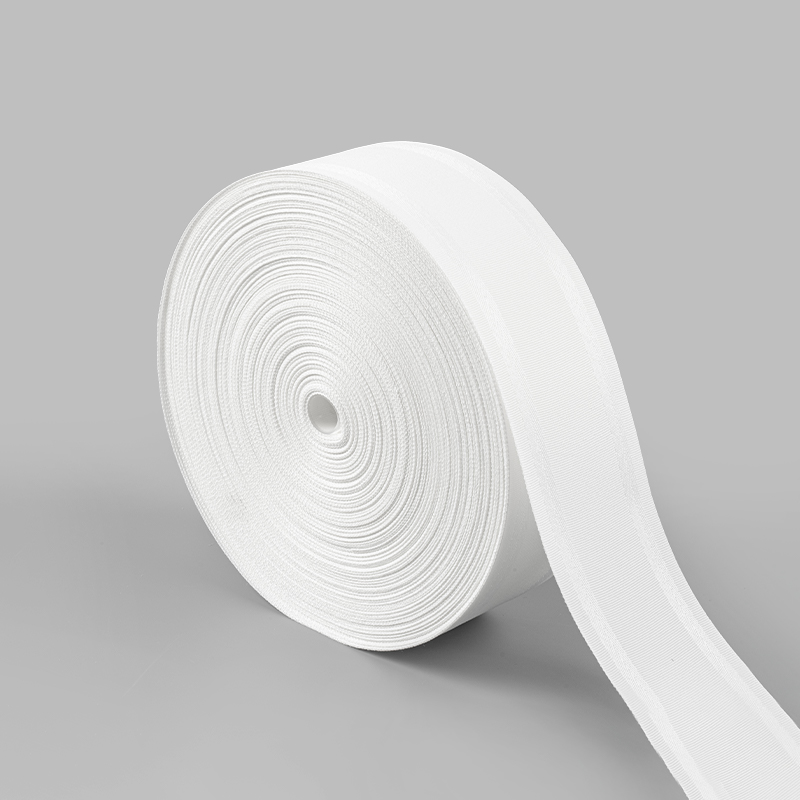 Two Stripe Jacquard Fabric Flat Curtain Pleat Tape