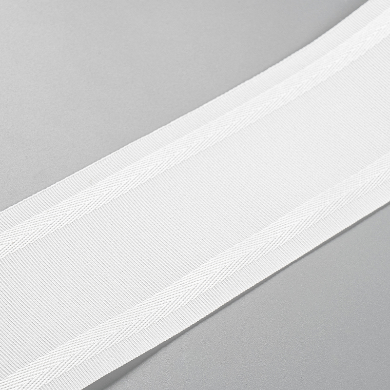 Two Stripe Jacquard Fabric Flat Curtain Pleat Tape